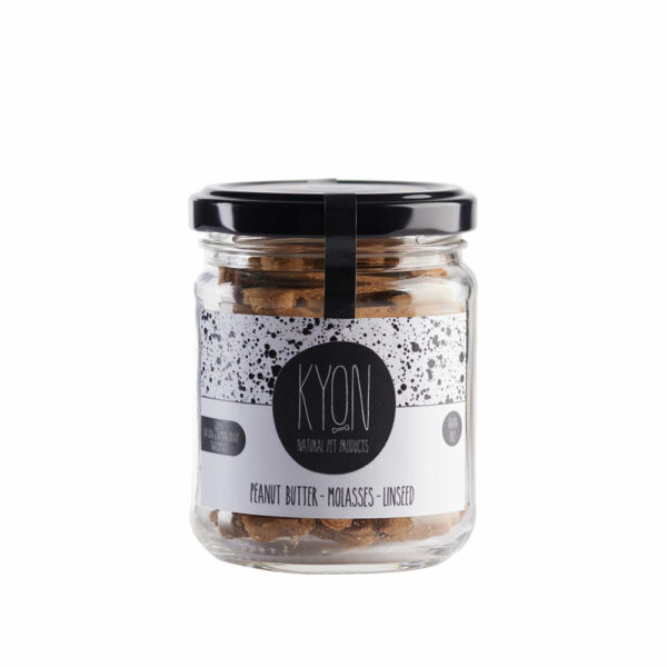 Kyon Peanut Butter-Molasses-Linseed Handmade Treats 70gr