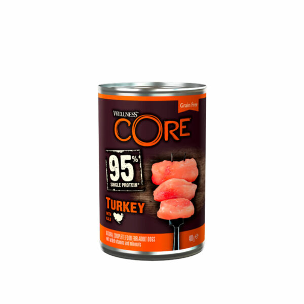Wellness CORE 95% Single Protein Turkey with Kale 400gr