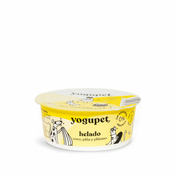Yogupet Yellow Ice Cream Παγωτό Kαρύδα Ανανά & Μπανάνα 110gr
